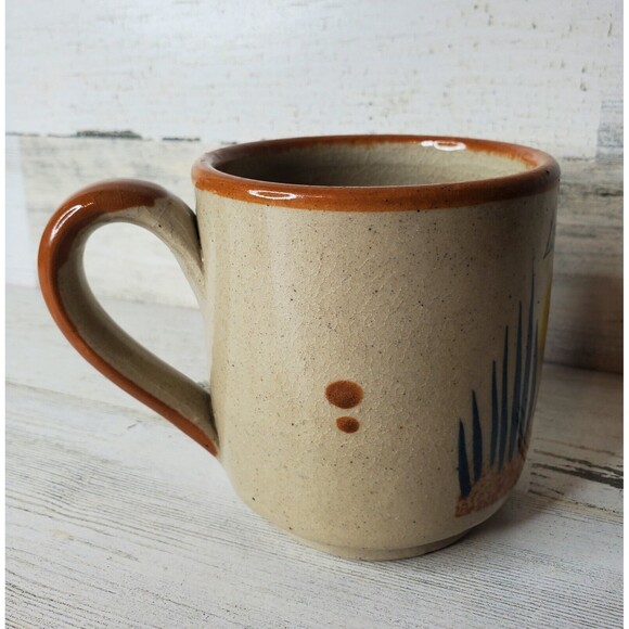 La Paz, B.C. Souvenir Hand Painted Mexican Folk Art Coffee Mug Whale Shark READ! - Picture 4 of 10